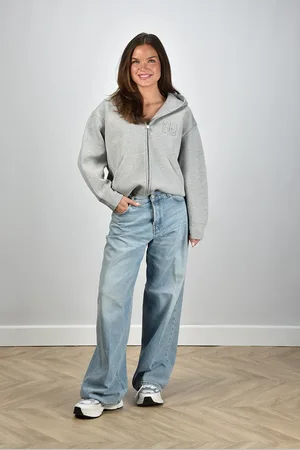 haikure Wide-leg jeans Bethany blauw