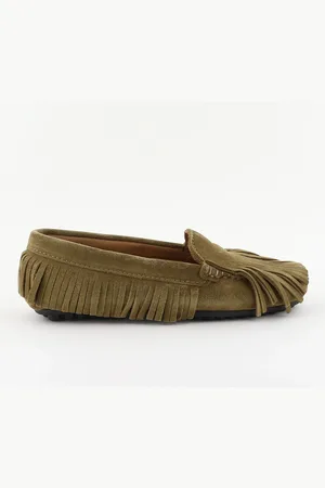 Toral Loafers met franjes TL-OTOE khaki