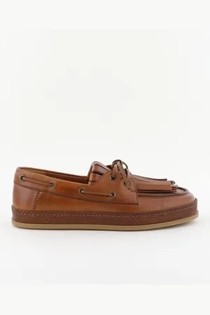 Hogan Loafers met franjes H683 cognac
