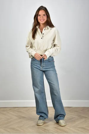 haikure Jeans Korea straight leg blauw
