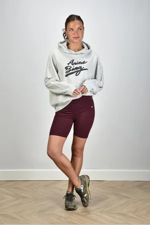 ANINE BING Stretch short Blake Biker rood