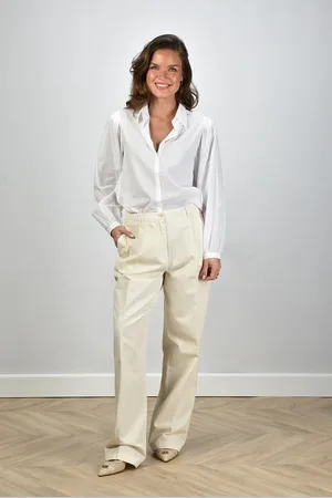 Aspesi Broek met zakken S5_G _0173 _L105 creme