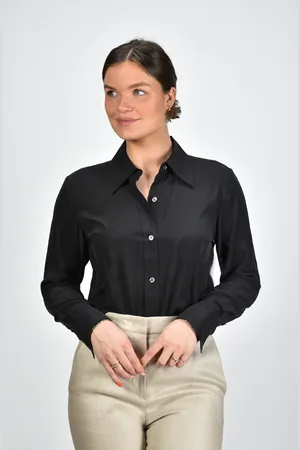 Equipment Blouse Leona T0005FQ23 true black