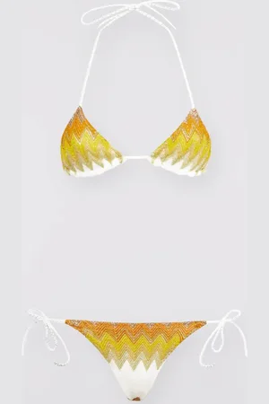 Missoni Bikini MC22SP00-BR00JJ white/yellow/ochre