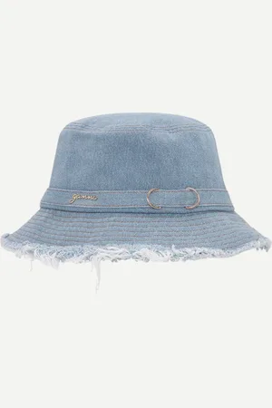 Ganni Hoed A6559 faded denim