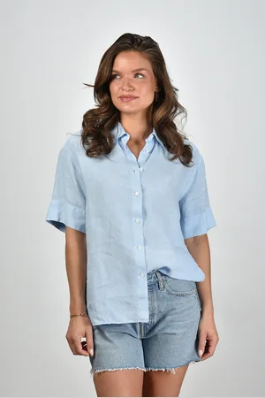 Academia Blouse Zoe 74DT2-620 celeste unito