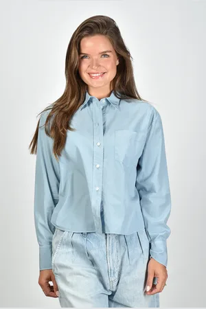 Academia Blouse Mia 73DT1-621 celeste unito tinto capo