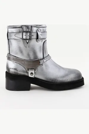 Nubikk Enkellaarsjes Eve Maryn 21083700 silver used leather