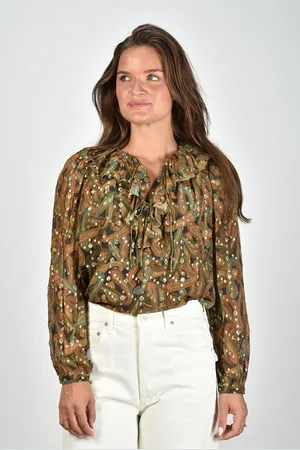 ULLA JOHNSON Blouse Emilie FA240201 tiger
