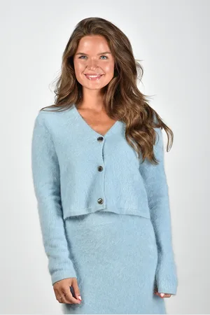 Lisa Yang Vest Filippa 2024262 powder blue brushed