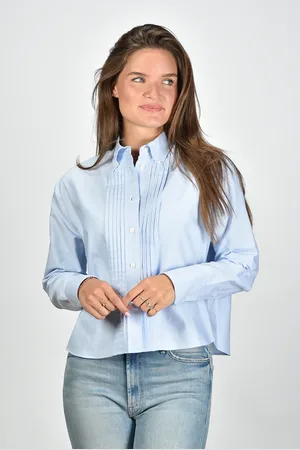 Academia Blouse Miuccia 73D3-620 unito celeste