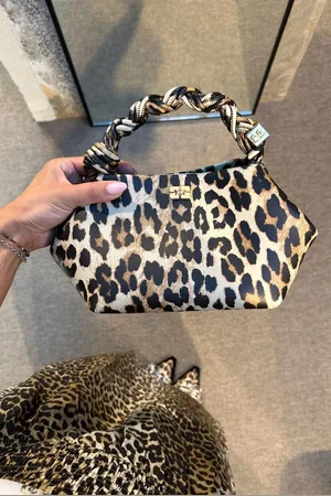 Ganni Crossbody Bou Bag Small A6494 leopard