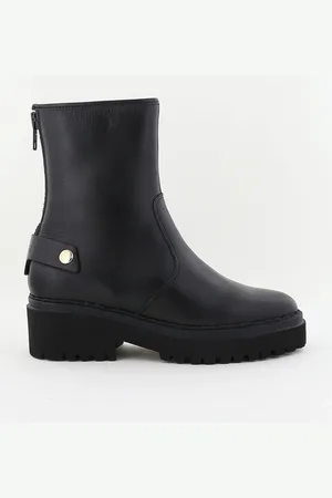 Nubikk Enkellaarsjes Fae Leva Fur 21082900 black leather