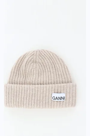 Ganni Muts Beanie A4429 brazilian sand