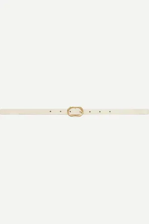ANINE BING Riem Mini Signature Link A-12-2186-150 ivory and gold