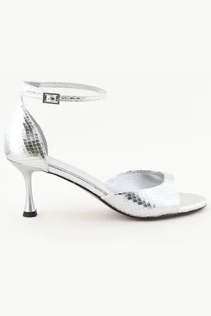 Toral Sandalen TL-FIRENZE/SS serpiente metal plata 26