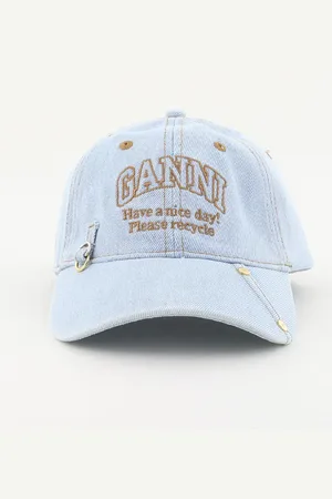 Ganni Cap A6563 blauw
