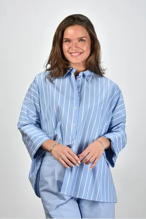 Max Mara Weekend blouse Hudson 059 light blue big