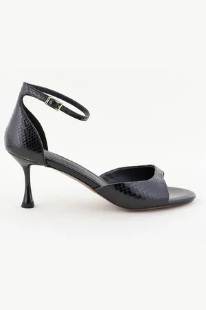 Toral Sandalen TL-FIRENZE/SS serpiente metal negro