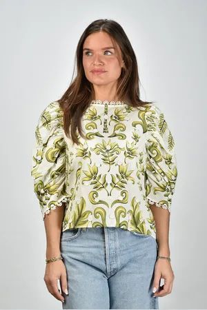Farm Rio Blouse 338305 milani off-white