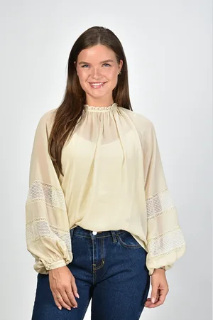 Max Mara Studio blouse Tazzina 025 sabbia