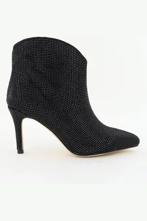 Toral Enkellaarsjes TL-12636 Crystals ante negro