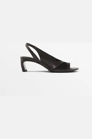 Massimo Dutti Dames - Sandaal Met Halfhoge Hak - Studio - Multicolor - 35