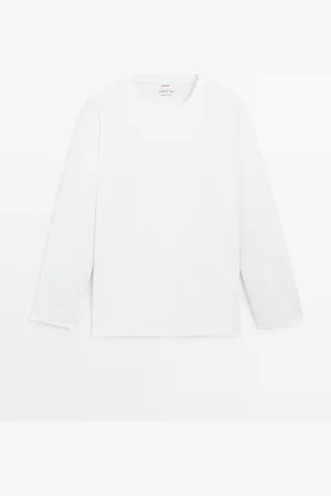 Massimo Dutti Heren - Pyjamatop Met Lange Mouw En Gestreepte Broek - Grijs - M