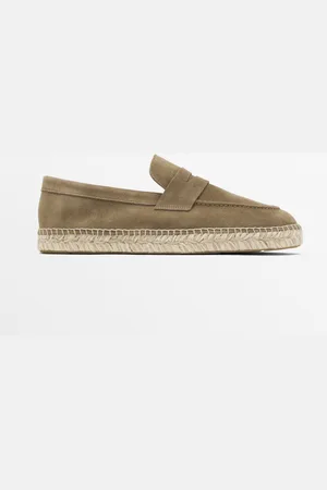 Massimo Dutti Heren - Espadrilles Met Wreefband - Bruin - 43
