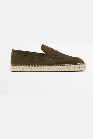 Massimo Dutti Heren - Espadrilles Met Wreefband - Kaki - 42