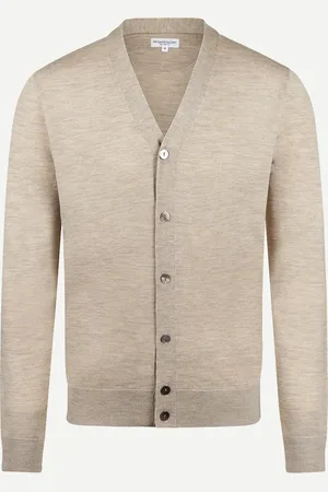 McGregor Vest Fine Merino Knoopsluiting - - S