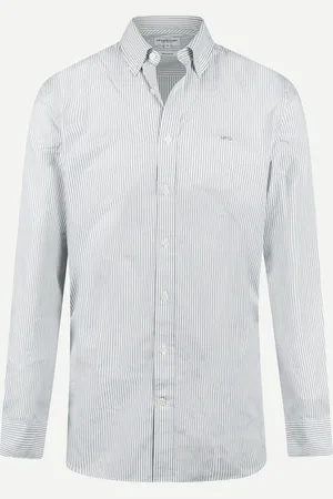 McGregor Overhemd Poplin Stretch Streep - - S