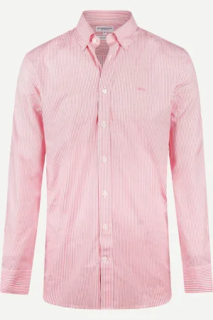 McGregor Overhemd Poplin Stretch Streep - - S
