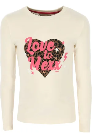 Mexx Long sleeve artwork t-shirt Off White