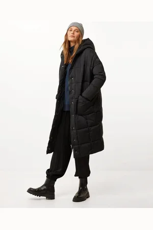 Mexx Oversized hooded padded jacket Black