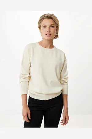 Mexx Flatknit rib sweater Off White