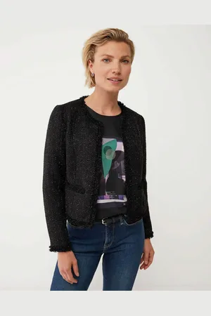 Mexx Longsleeve tweed jacket Black