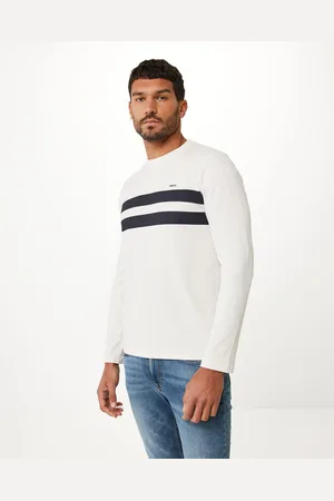 Mexx Colorblock t-shirt LS Off White