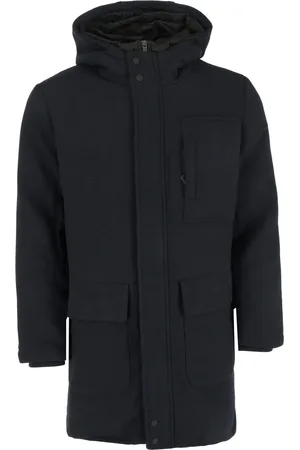 Mexx Wool hooded parka Navy