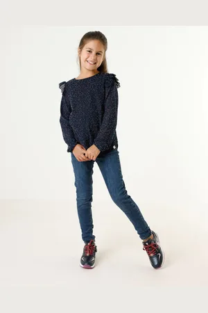 Mexx Mesh blouse AOP Navy