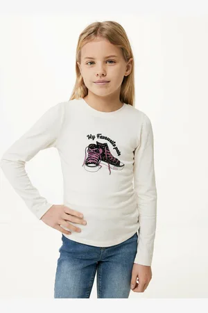 Mexx Long sleeve artwork t-shirt Off White