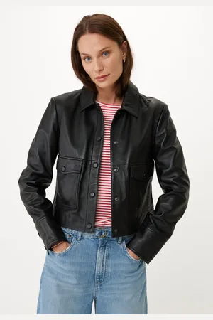 Mexx Cropped Leren Jacket