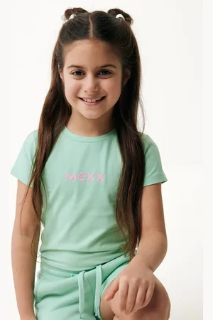 Mexx Korte Mouwen T-shirt Print Lichtgroen