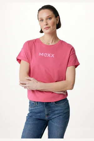 Mexx Fay Basic Oversized Tee Hot Pink