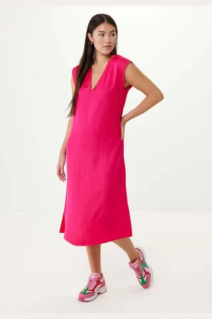 Mexx Mouwloze V-hals Jurk