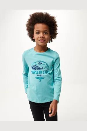 Mexx Long sleeve artwork t-shirt Ocean Blue
