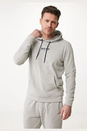 Mexx Men Hooded Sweatshirt Grey Melee