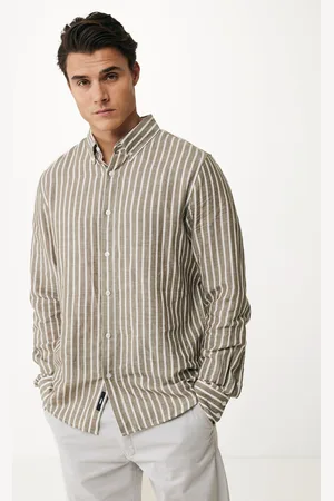 Mexx Blouse Aiden Linnen Olijfgroen