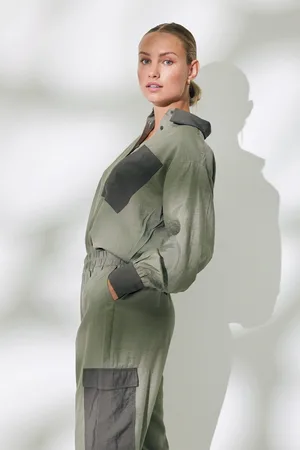 Mexx Blouse Met Borstzak Khaki