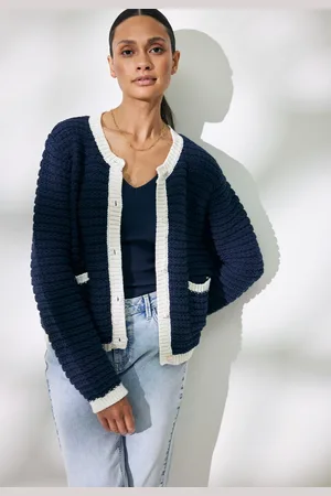 Mexx Vest Gebreid Navy